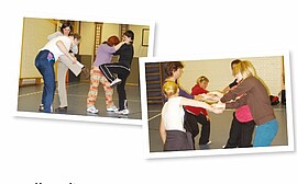 Banner Selbstverteidigungskurs für Frauen ab 14 Jahren