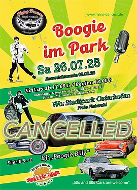 Banner "Boogie im Park"