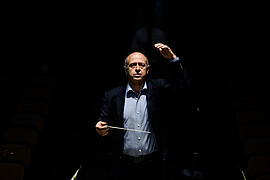 Banner Iván Fischer und das Budapest Festival Orchestra. Abschlusskonzert