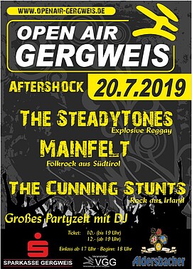 Banner Open Air Gergweis 2019