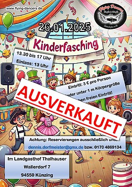 Banner Kinderfasching