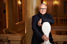 Banner David Geringas: „Sag das niemandem“. Musik und Gespräch